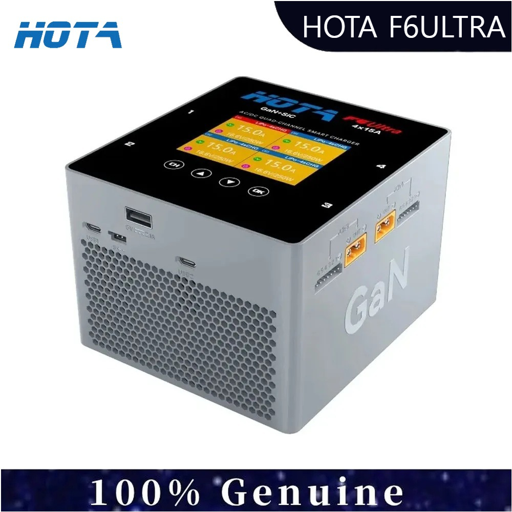 Drone Battery Smart - HOTA F6 울트라 4채널 스마트 충전기