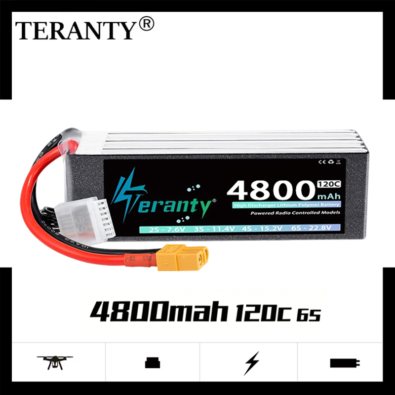 Drone Battery Connector - TERANTY 6S 4800mAh Lipo 배터리 22.8V