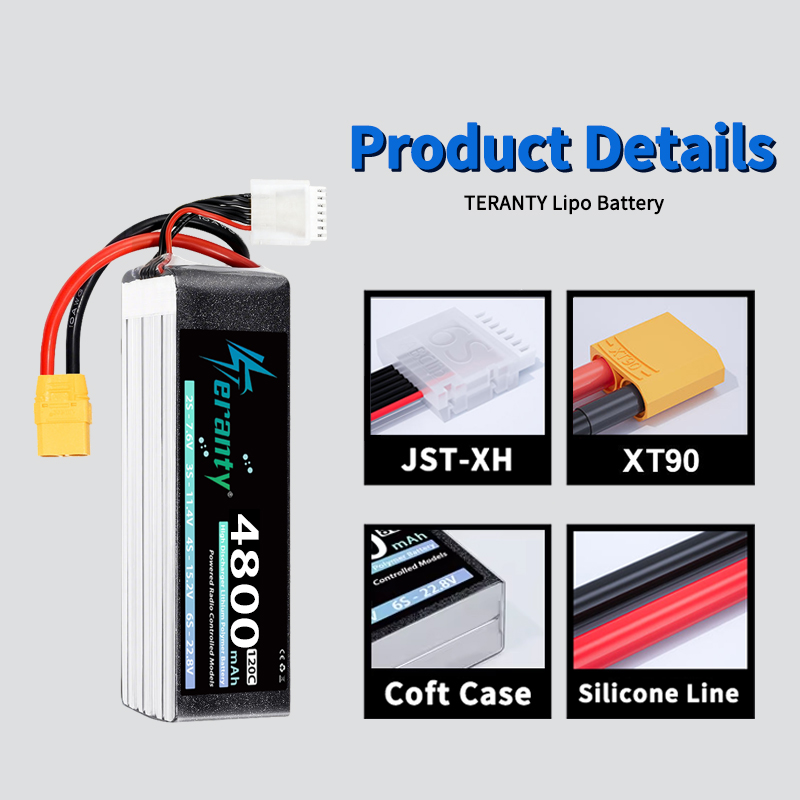 TERANTY 6S 4800mAh Lipo 배터리 22 - Drone Battery Connector 리뷰 및 가격