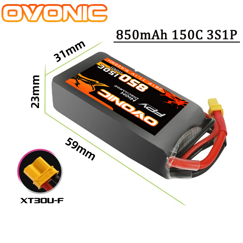 OVONIC 150C 850mAh 리포 배터리 3S 4 - Drone Battery 4S 리뷰 및 가격